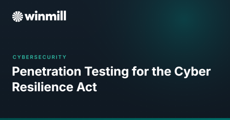 Penetration Testing for the Cyber Resilience Act