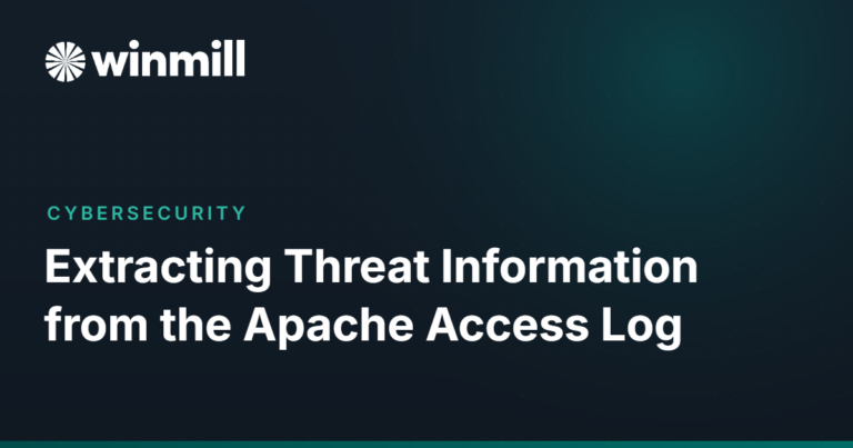 Extracting Threat Information from the Apache Access Log