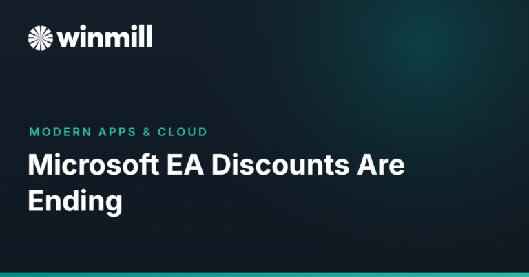 Microsoft EA Discounts Are Ending